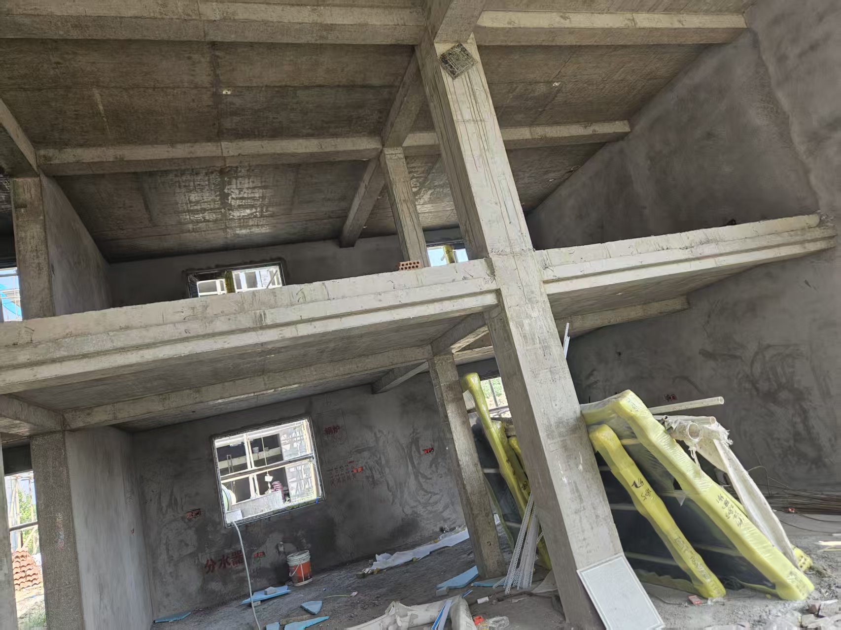 海宁丁桥自建别墅现场实景与系统落地图 1